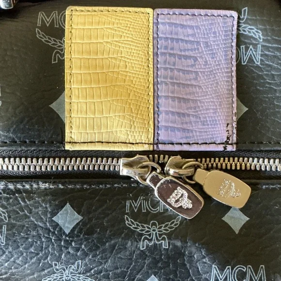 MCM Princess Visetos Coated Canvas Satchel with COA PRISTINE - Picture 11 of 15